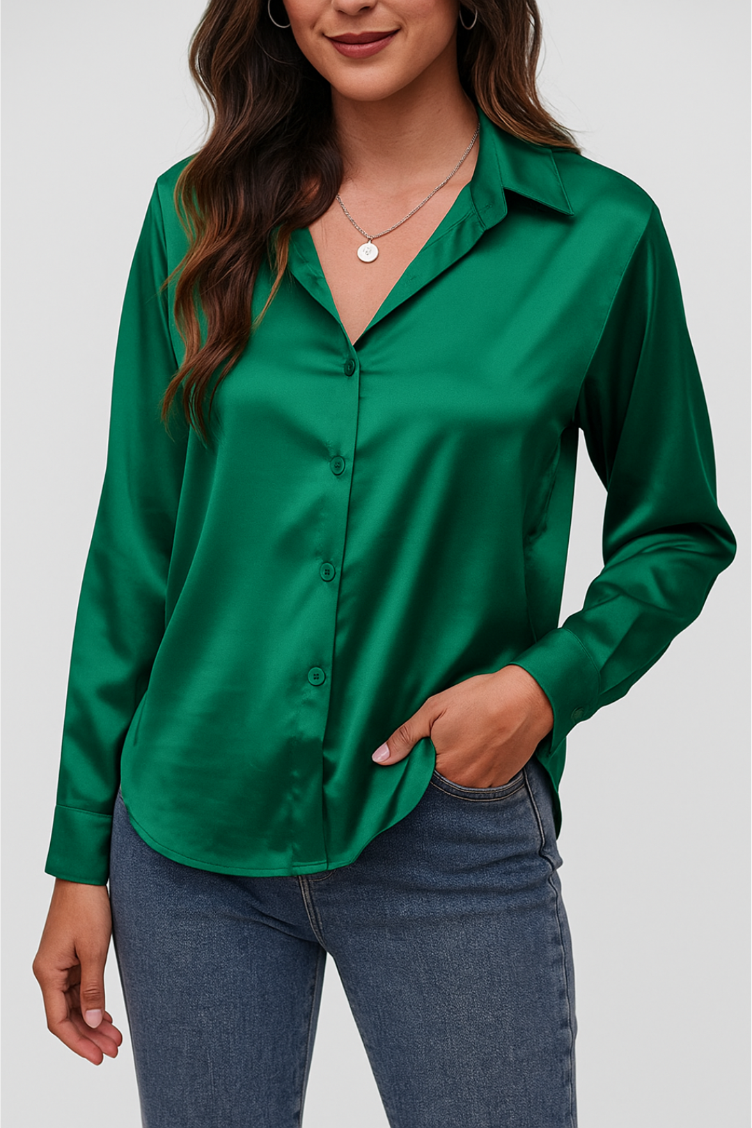 Women’s lightweight button-up shirt