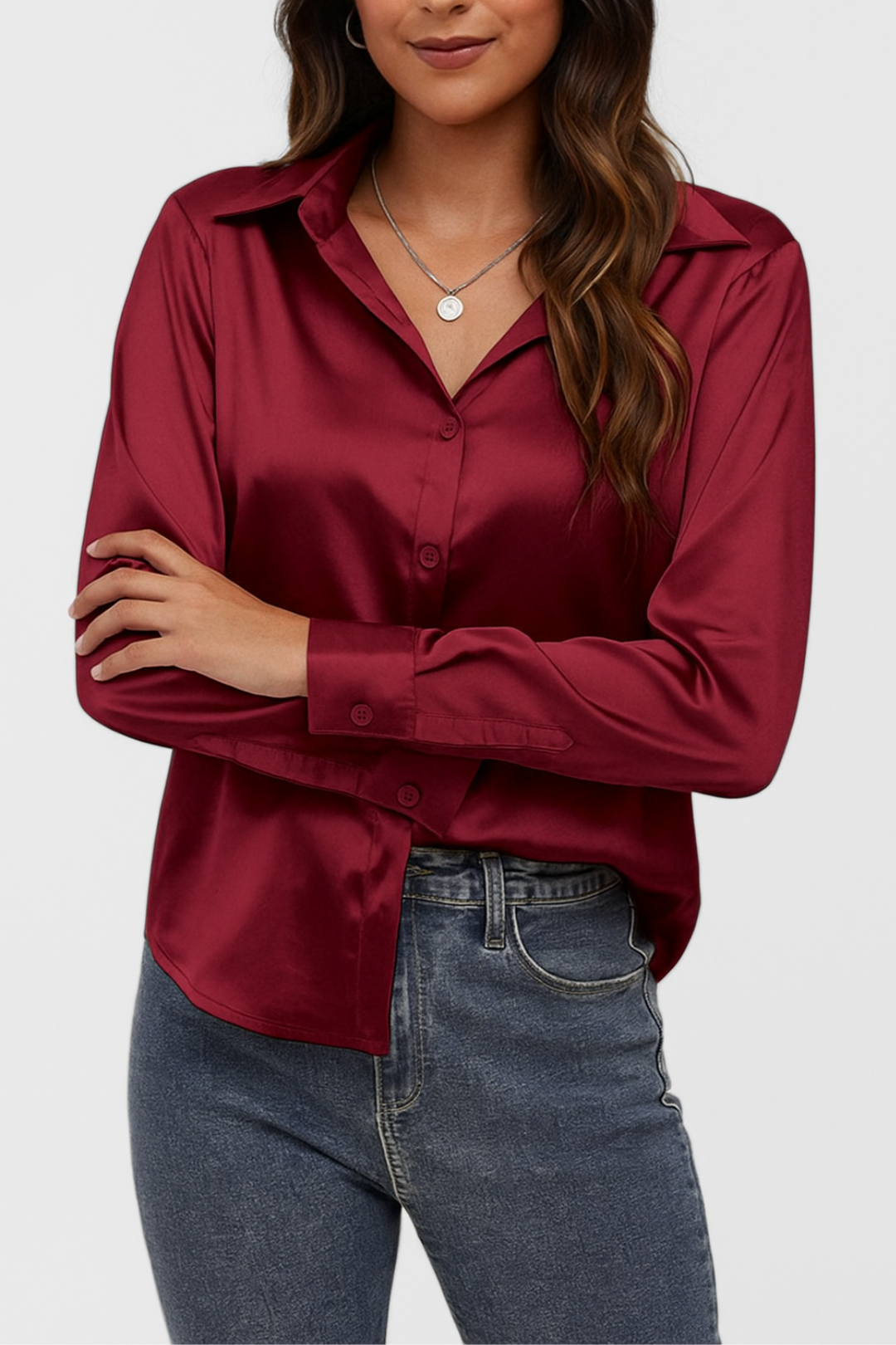 Women’s lightweight button-up shirt