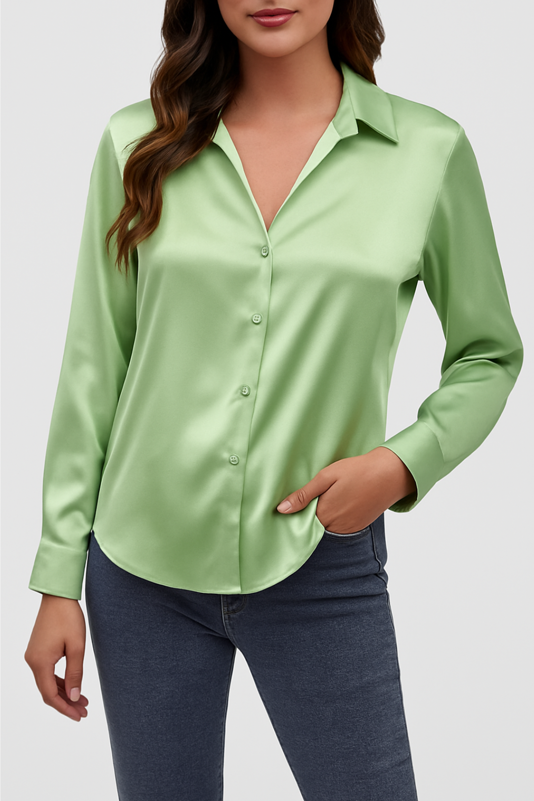 Women’s lightweight button-up shirt