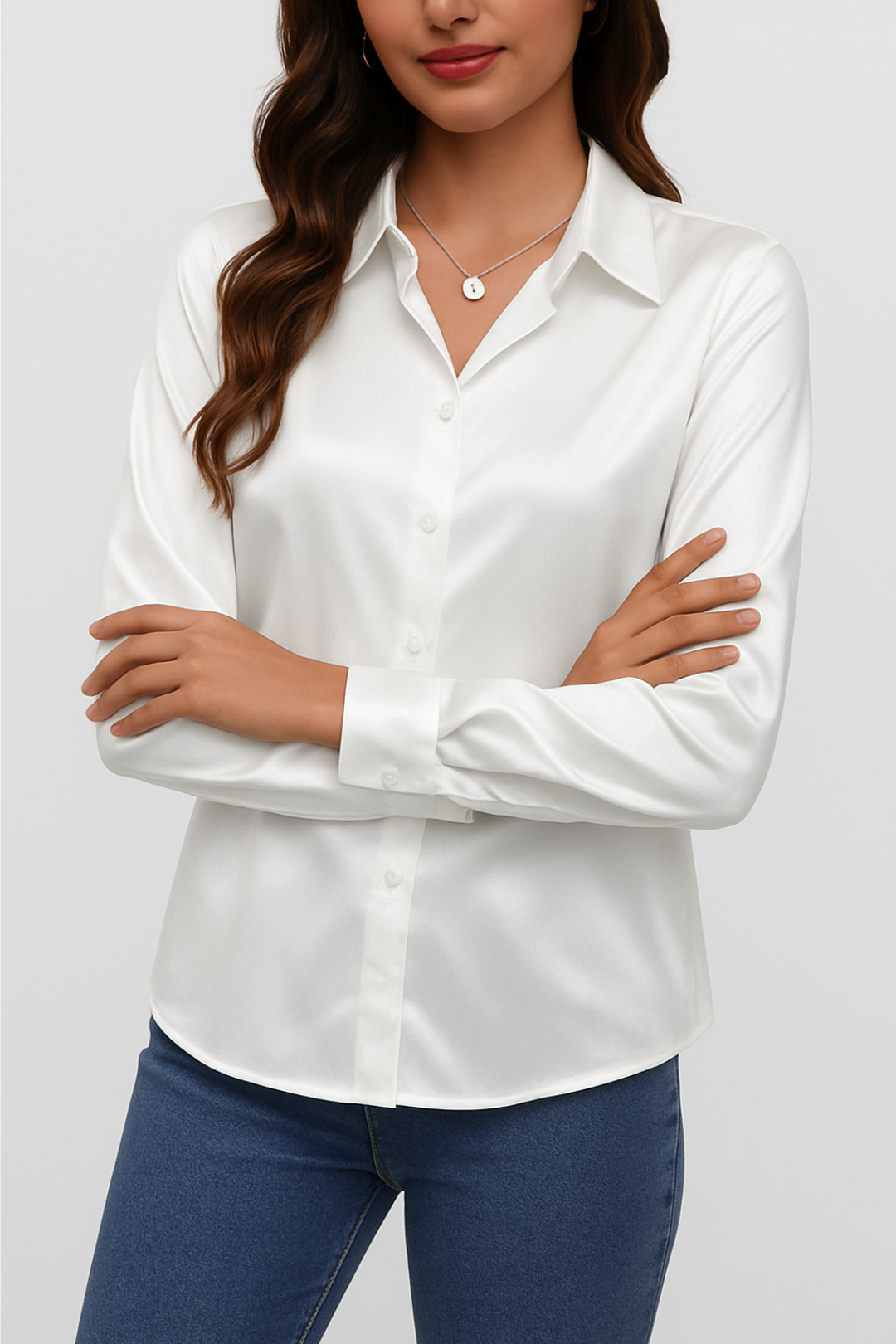 Women’s lightweight button-up shirt