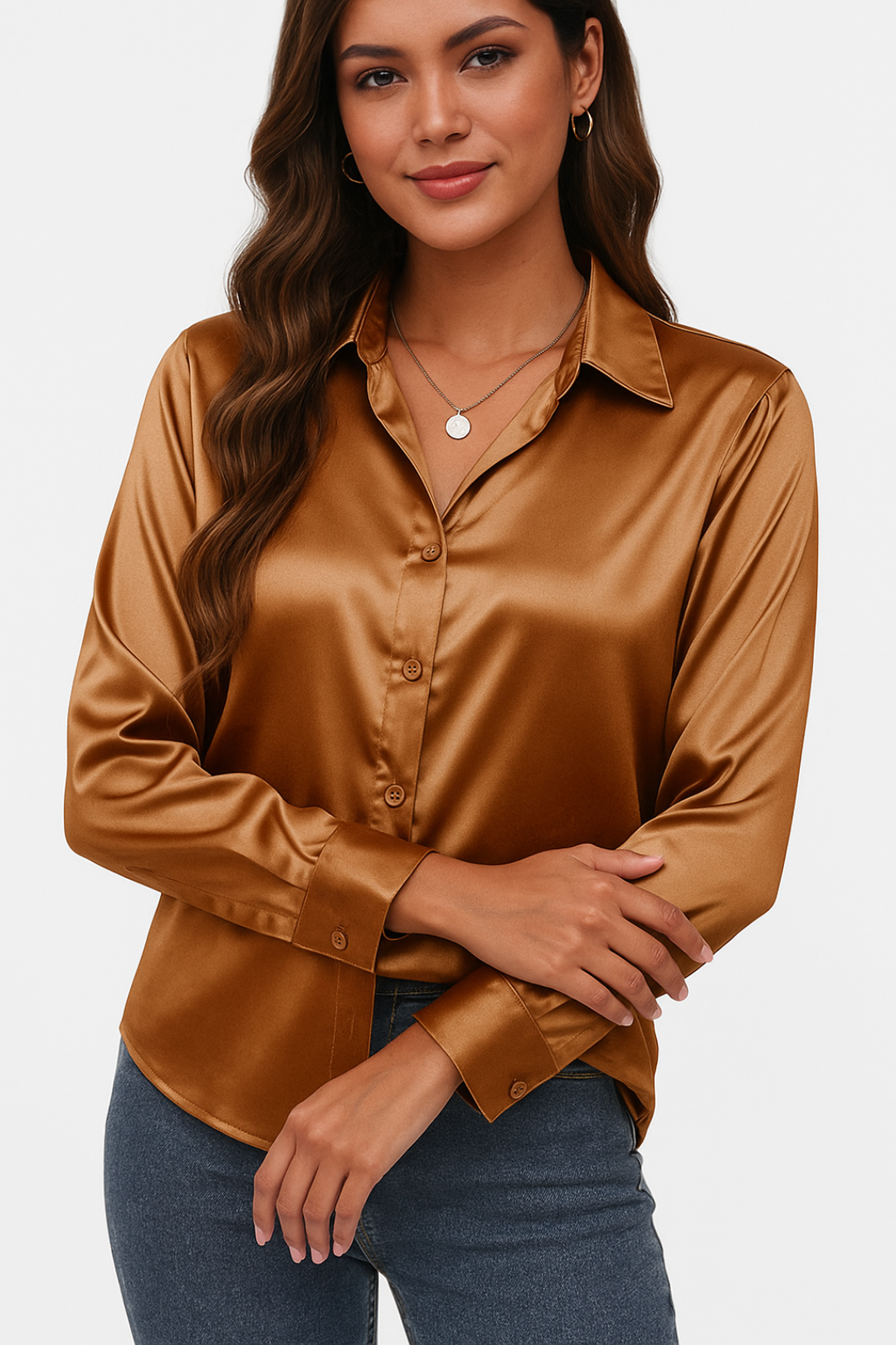 Women’s lightweight button-up shirt