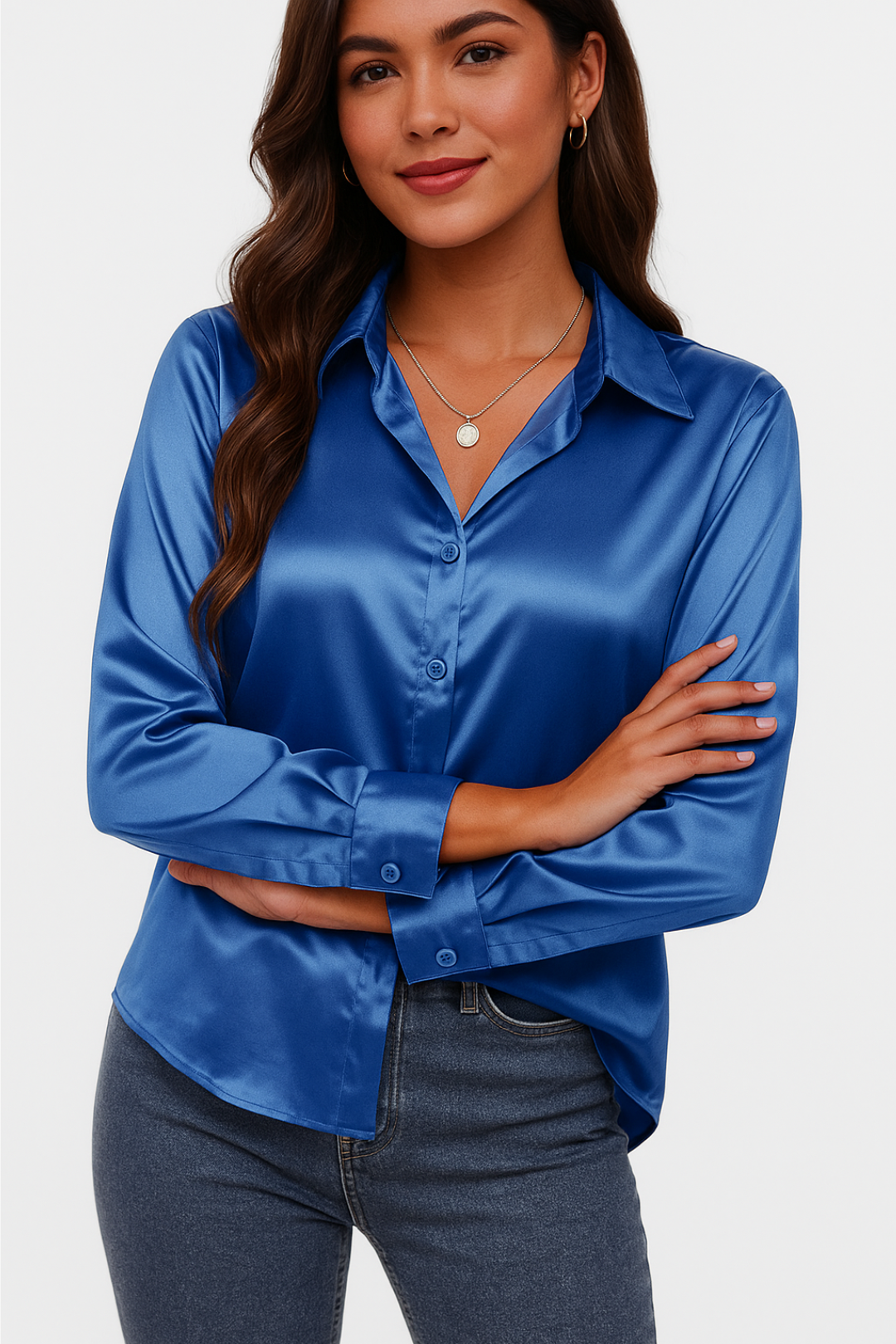 Women’s lightweight button-up shirt