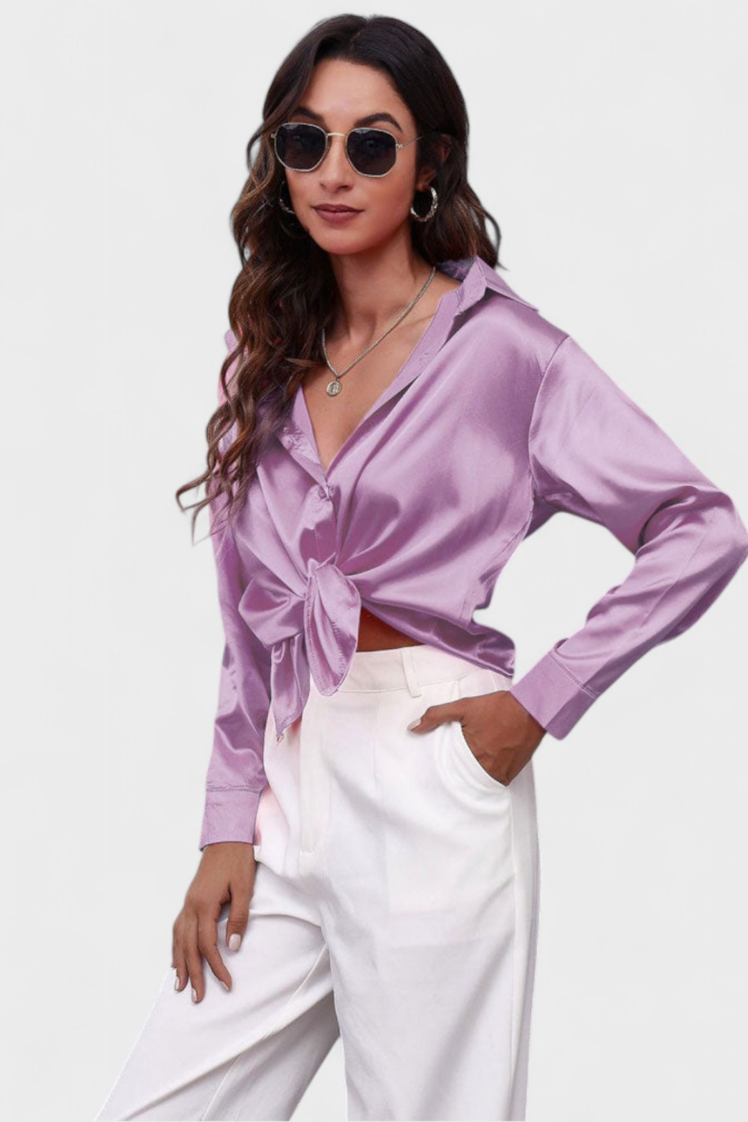 Women’s lightweight button-up shirt