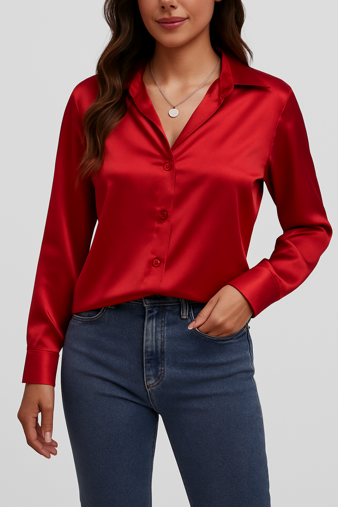 Women’s lightweight button-up shirt