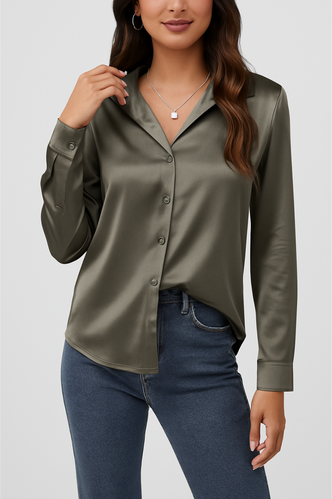 Women’s lightweight button-up shirt