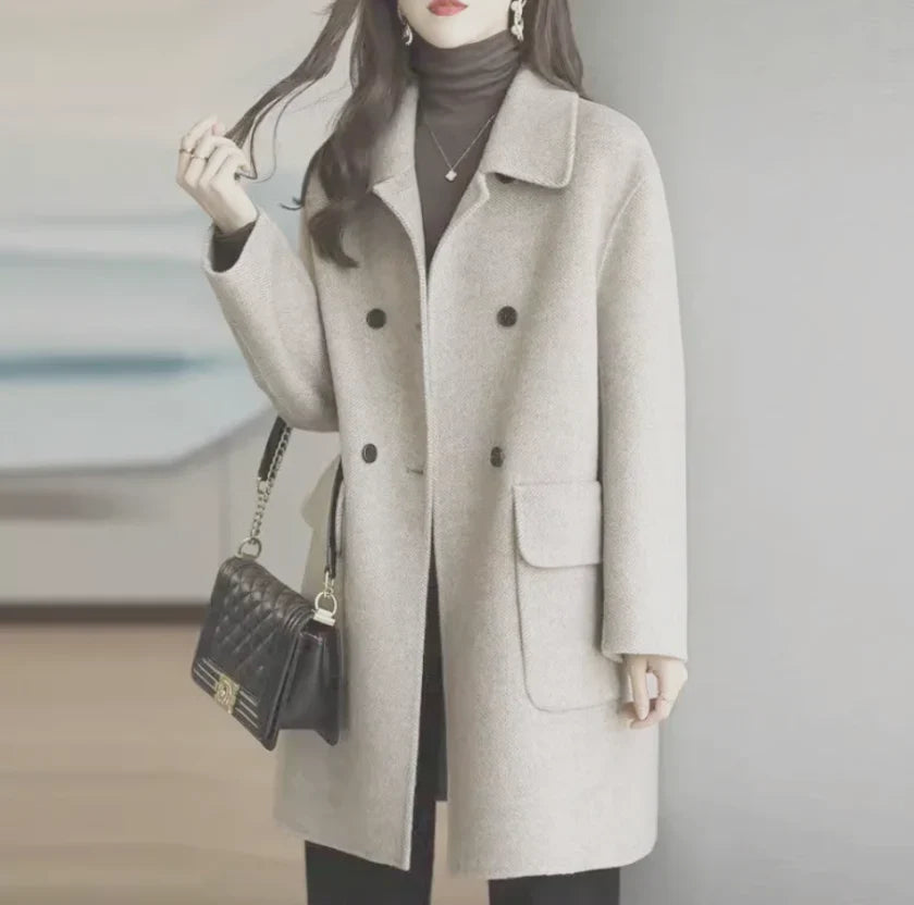 Women’s double-breasted formal coat